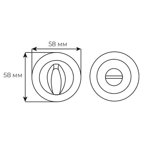 Накладка вж Fimet 265 F21 нікель Київ