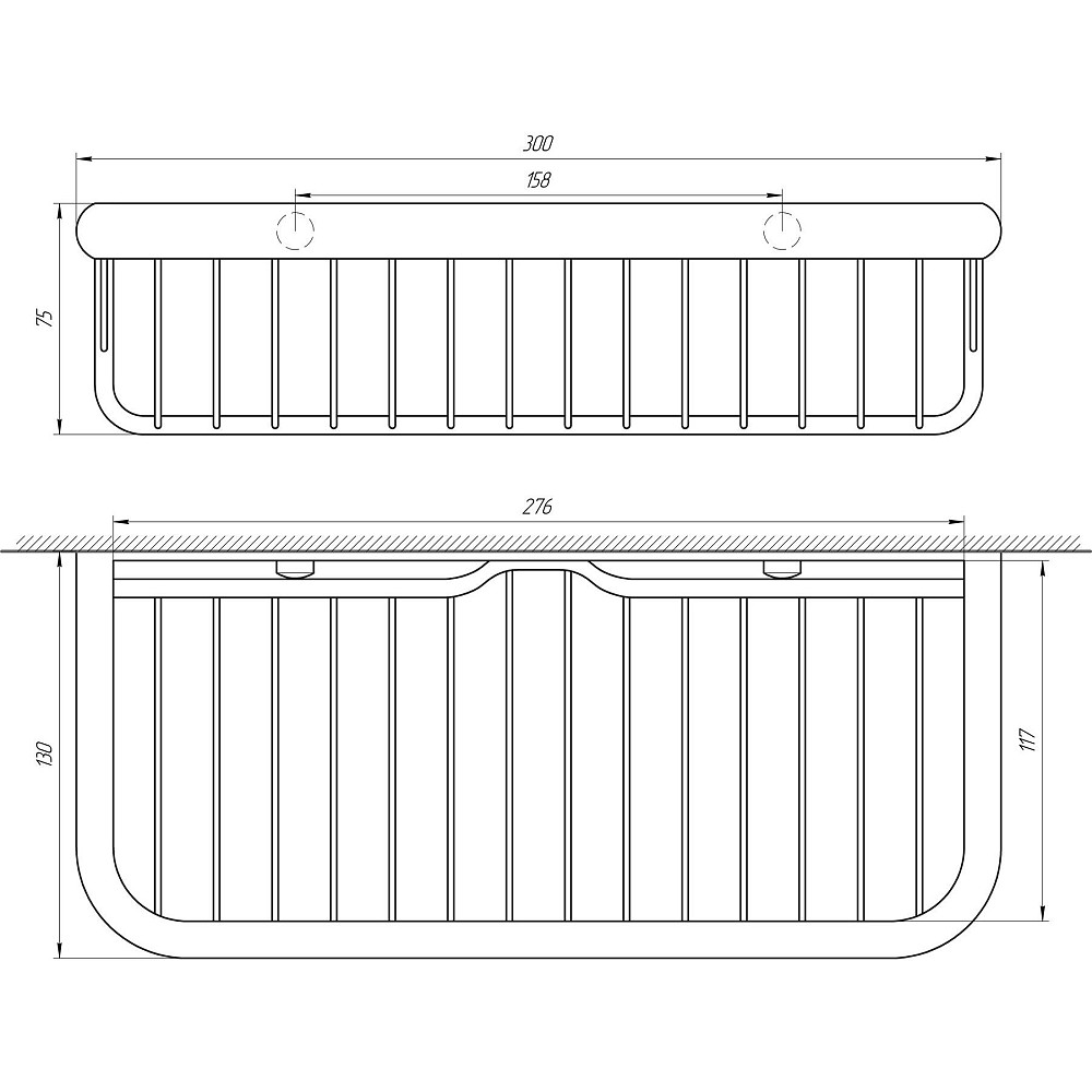 Поличка пряма TOPAZ 4101 Луцк - изображение 4
