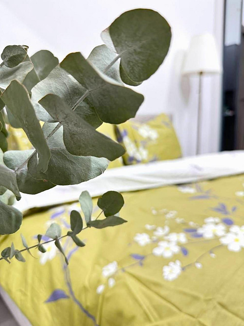 Ecotton Комплект постільної білизни Ecotton двоспальний 180х215 см гірчичний (21005АВ) Коломия - фото 4