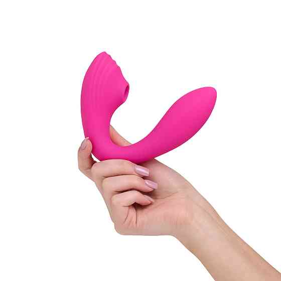 Вакуумный вибратор 2 в 1 Pearl Vibe, розовый, So Divine (Великобритания) Sex Aura Киев