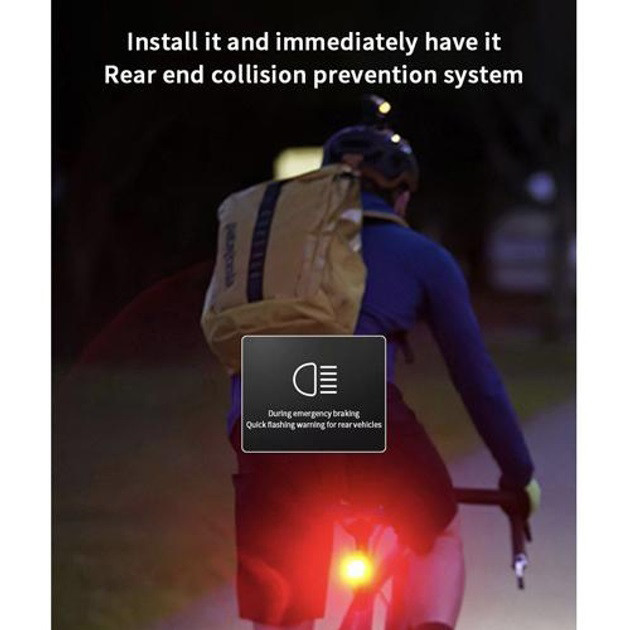 Ліхтар для велосипеда з акб FY-328S, Задній акумуляторний велоліхтар, XJ-560 що перезаряджається Київ - фото 9