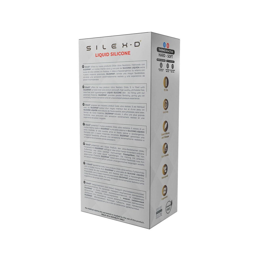 Фалоімітатор SilexD Flesh (MODEL 2 size 8in) Liquid Silicone, підходить для Apollo S та L Sex Aura Київ - фото 7