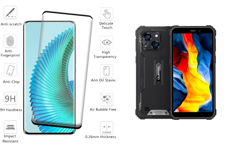 Захисне скло HyperGlass Pro для Oukitel G2 – максимальна чутливість та захист Київ - фото 2