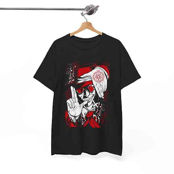 Футболка для мальчика аниме Ултимате Вампире Нев Аниме оверсайз (рост от 165 до 180 ) Черний AnimeJ0499m Днепр