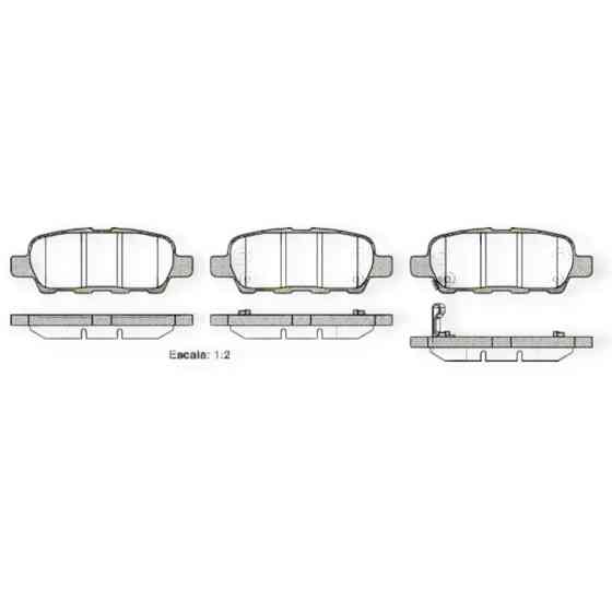 Колої задні Nissan Rogue, Juke, Qashqai, X-Trail (T31), Infiniti EX, FX, G, Q50 () 2876.21 гальмівні Мукачево
