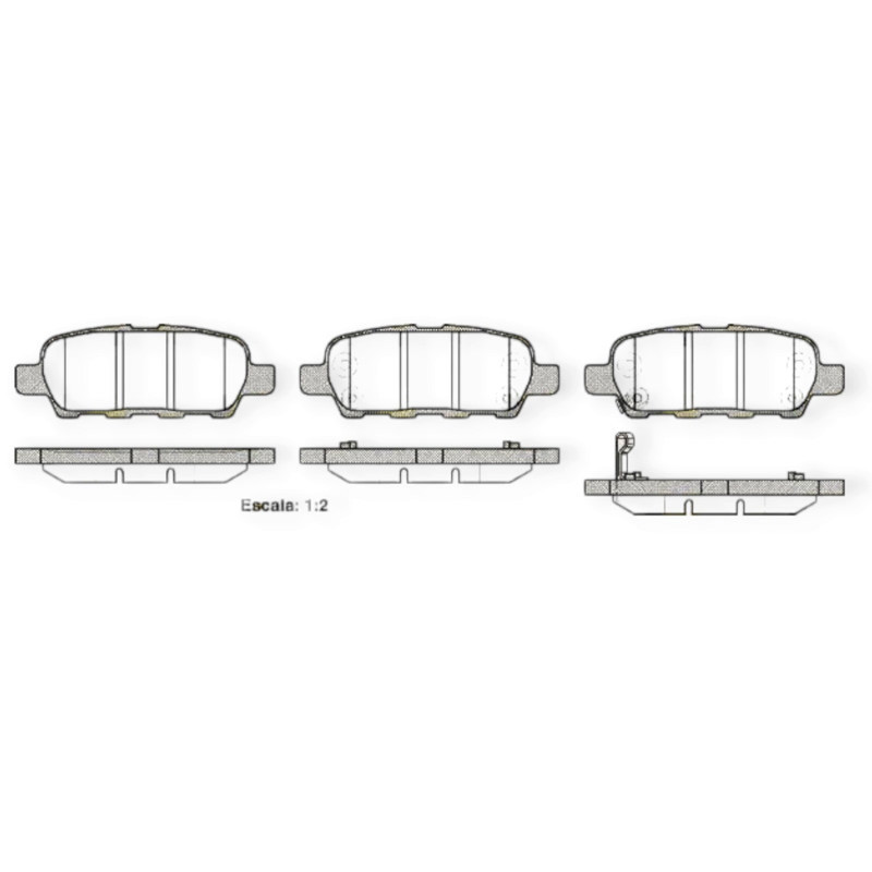 Колои задние Nissan Rogue, Juke, Qashqai, X-Trail (T31) , Infiniti EX, FX, G, Q50 () 2876.21 тормозные Мукачево - изображение 1