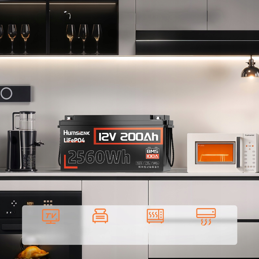 Аккумулятор LifePo4 200Ач 12V BMS 100А Humsienk (Польша) Киев - изображение 7