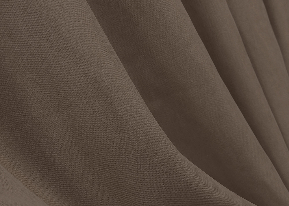 Комплект коротких штор VR-Textil Мікровелюр Petek YL № 1802ш Коричневий  130х170 см 2 шт (35-0384) Київ - фото 5