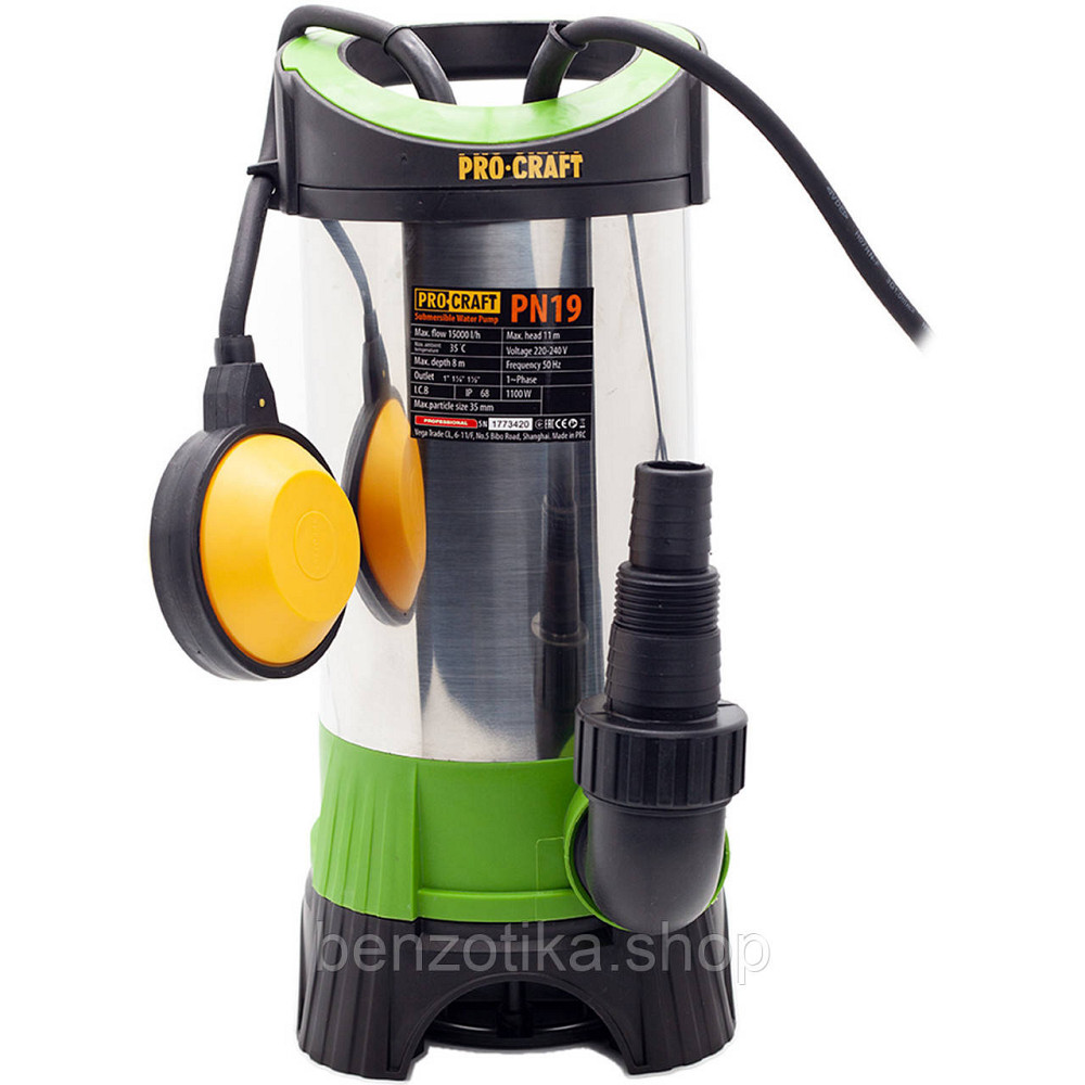 Дренажно-фекальний насос Procraft PN19 Киев - изображение 3