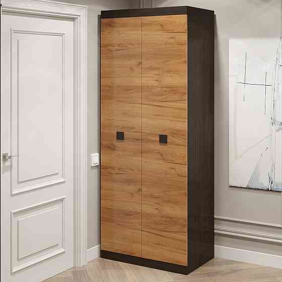 Шкаф распашной 2-х дверный Эверест Соната-800 венге темный + дуб крафт золотой (DTM-2299) Львов