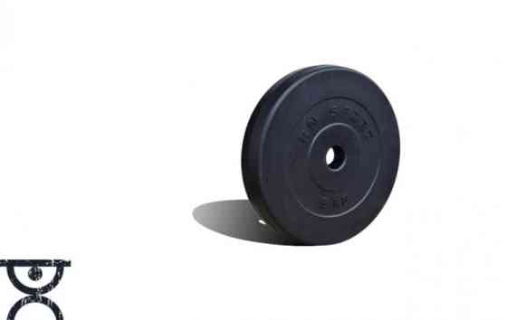 Штанга набірна на 42 кг з гантелями по 10 кг Гантелі, гирі, штанги та диски ударостійкий пластик Київ