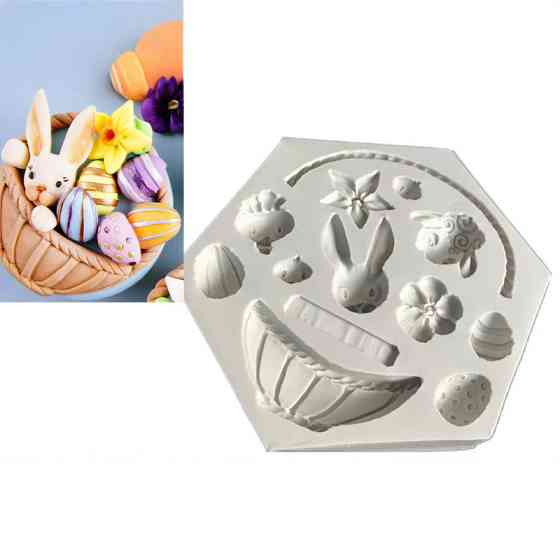 Силиконовая форма для пасхи 103 на 120 мм серый Киев