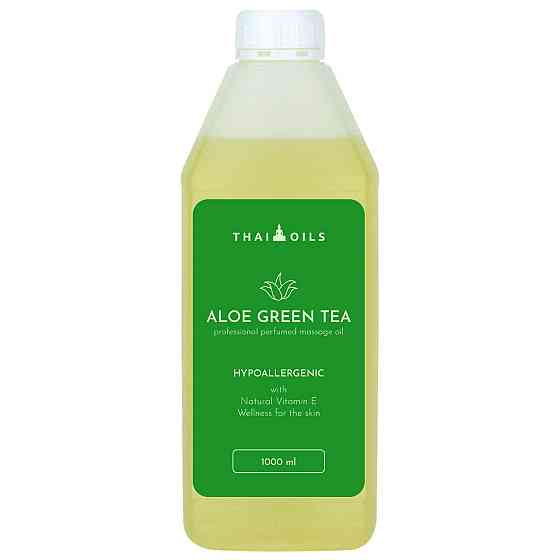 Професійна масажна олія «Aloe green tea» 3000 ml для масажу Київ