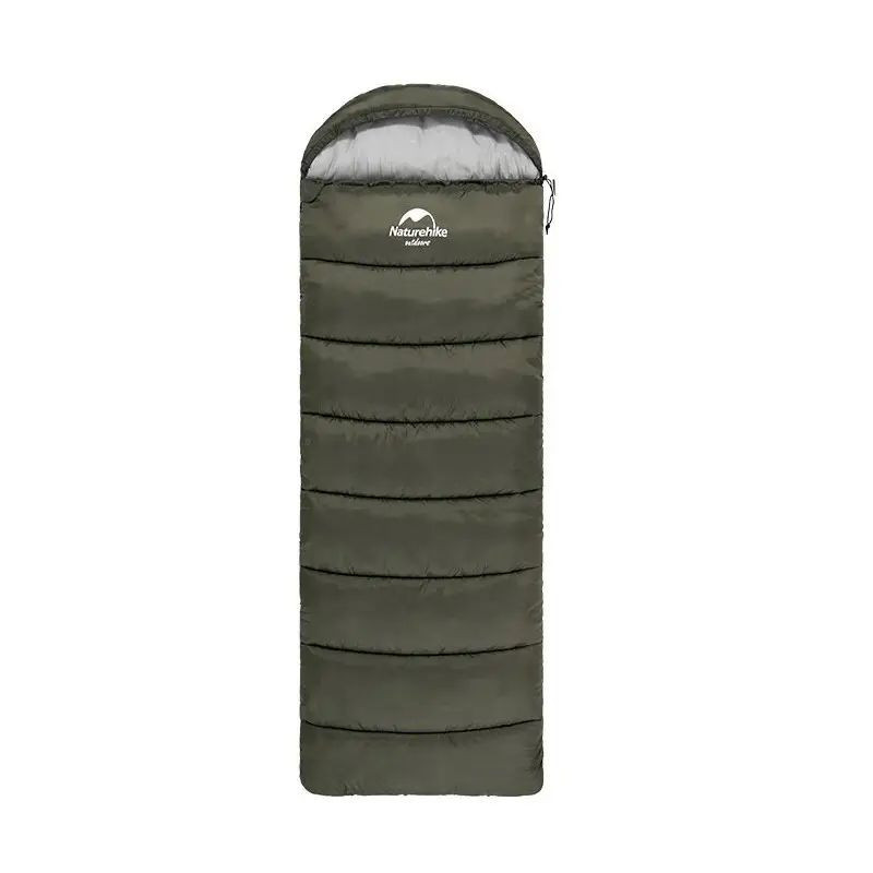 Спальник з капюшоном Naturehike U350S NH20MSD07, (-3°C), лівий, темно-зелений Київ - фото 1