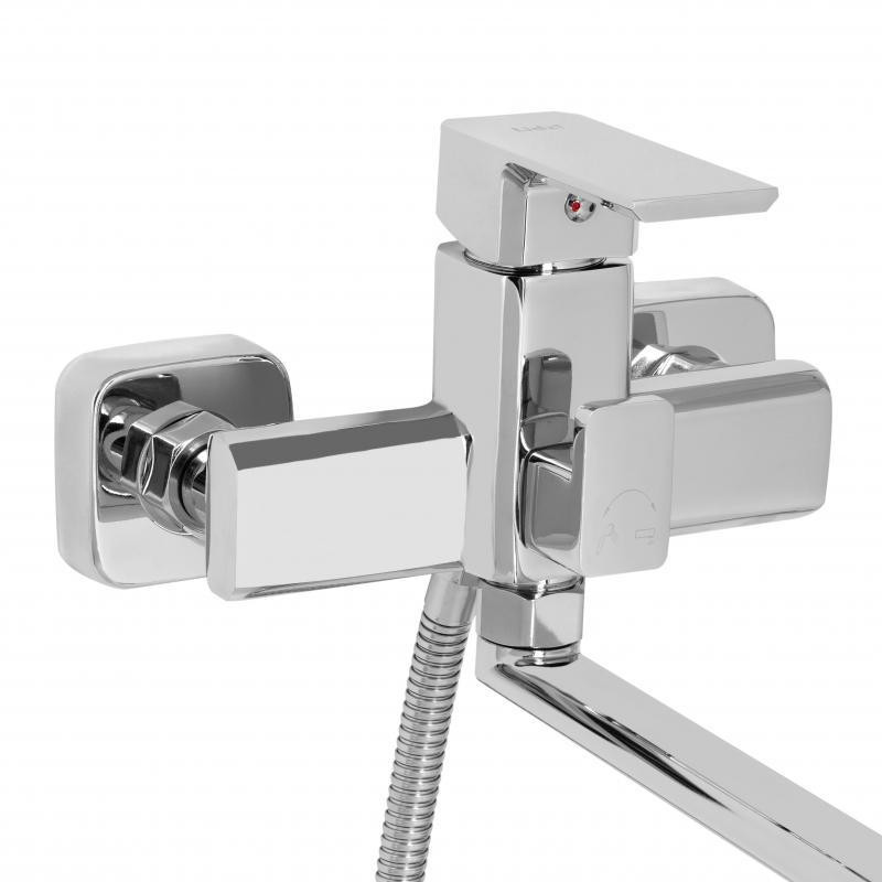 Смеситель для ванны Lidz Dozorca 005 c душевым гарнитуром (k35) LDDOZ005CRM45405 Chrome Киев - изображение 3