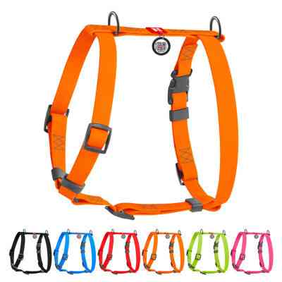 Шлей для собак WAUDOG Waterproof анатомическая Н-образная S оранжевая (32944) Винница