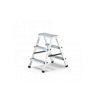 Лестница Stark SDHR 403 HOME алюминиевая двустороння 3 ст. (526230201) Винница