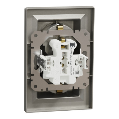 Розетка Schneider Electric ASFORA с заземлением двойная бронза 16А (EPH9900169) Винница - изображение 7