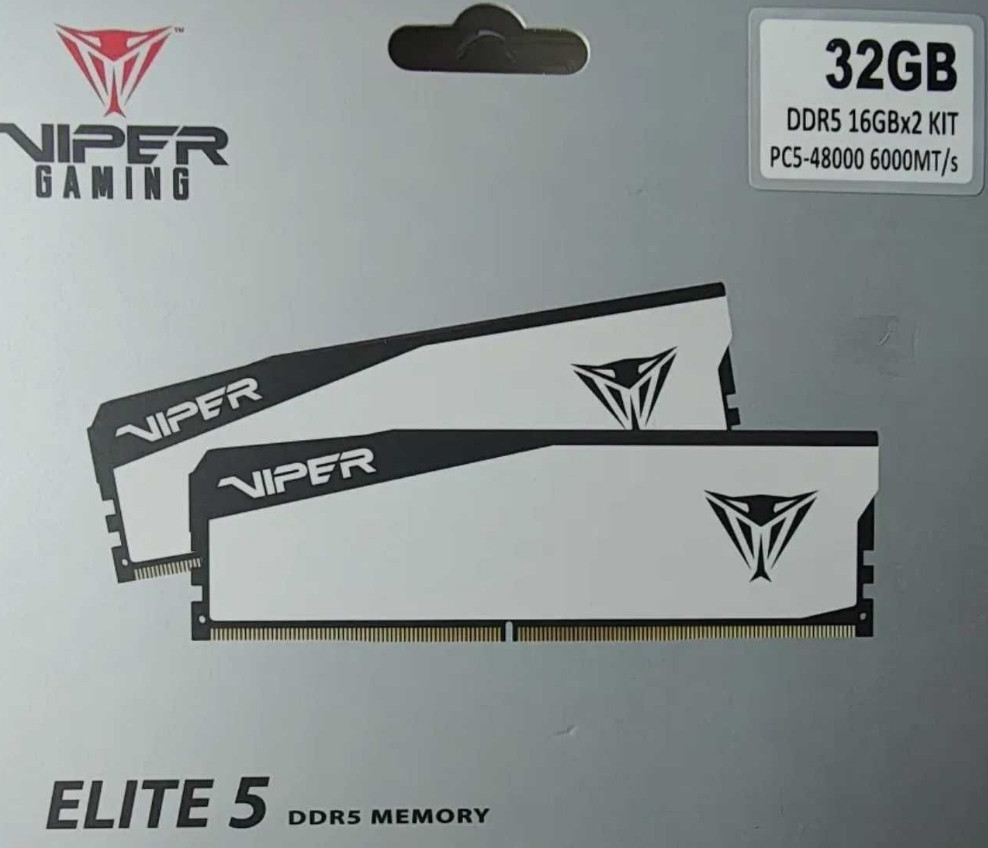 Оперативна пам'ять DDR5 32GB (2x16GB) 6000/CL30 Patriot Viper Elite 5 (VEB532G6030KW) Харків - фото 2