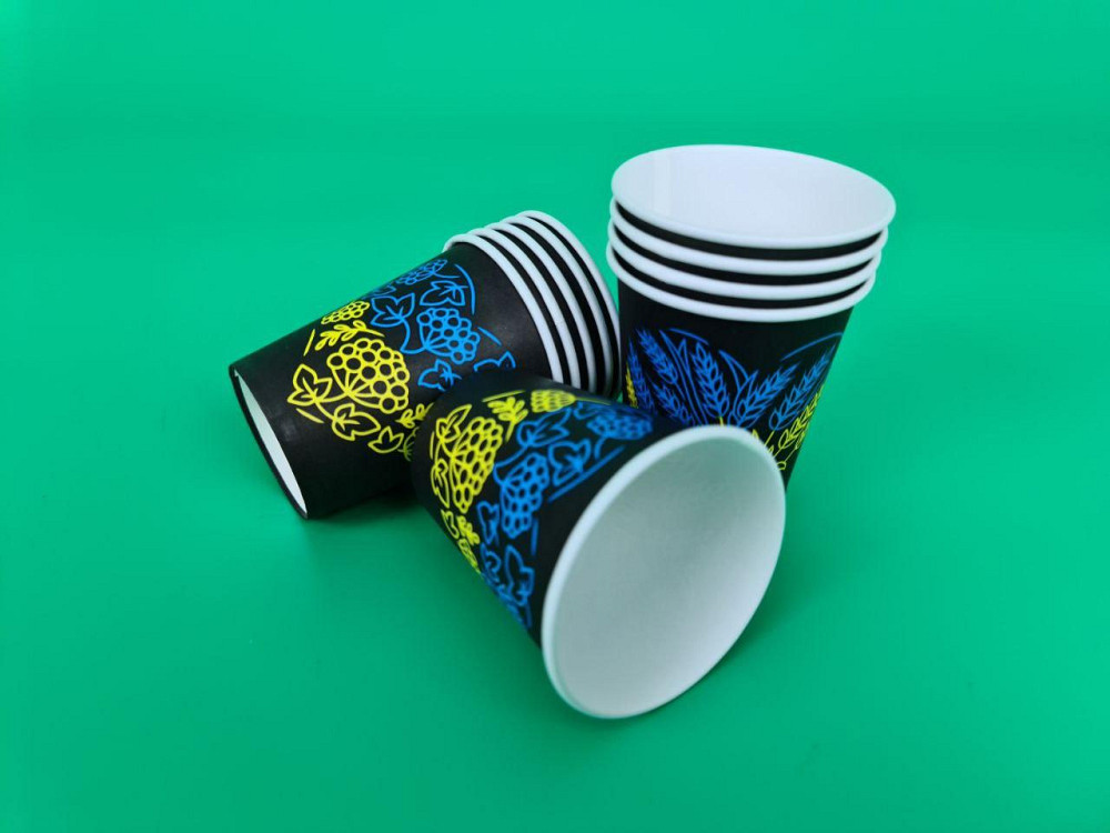 Стаканчики для кави 250 мл "Українське серце" Маестро h9 (50 шт.) Харків - фото 2