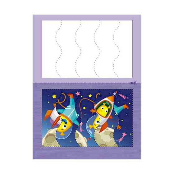 Розвиваючі зошити "Прибульці" 20413 пазли-розрізалки Вінниця