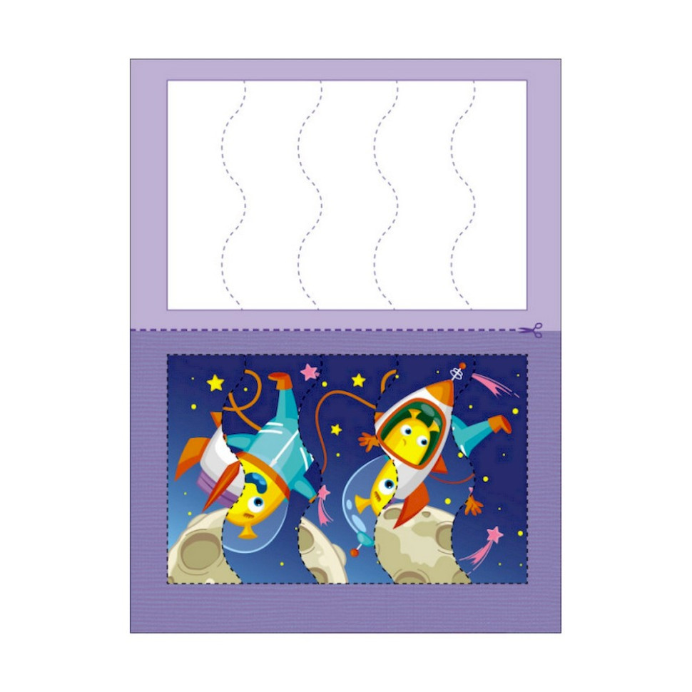 Розвиваючі зошити "Прибульці" 20413 пазли-розрізалки Вінниця - фото 4