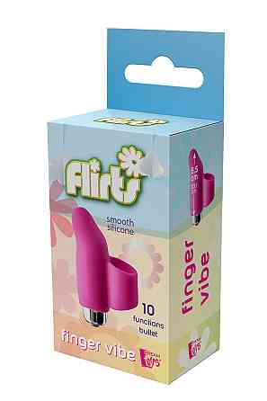Насадка на палець із вібрацією Dream Toys FLIRTS FINGER VIBE PINK Sex Aura Київ