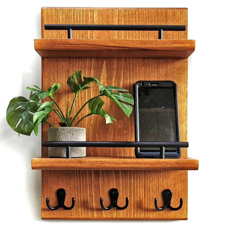 Ключниця дерев'яна "Славей" сієна Миколаїв - фото 1