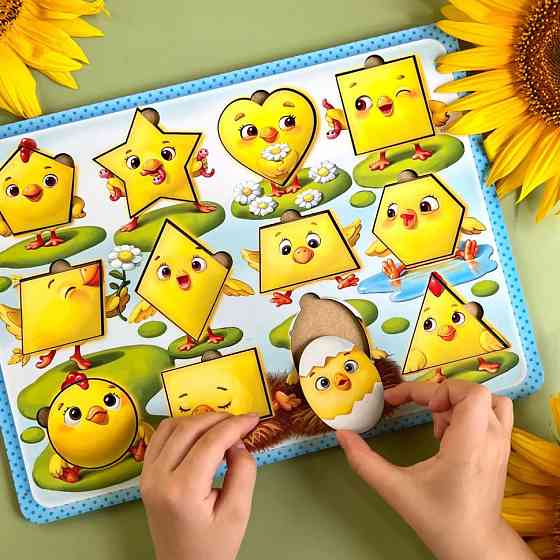 Деревянный пазл-вкладыш 