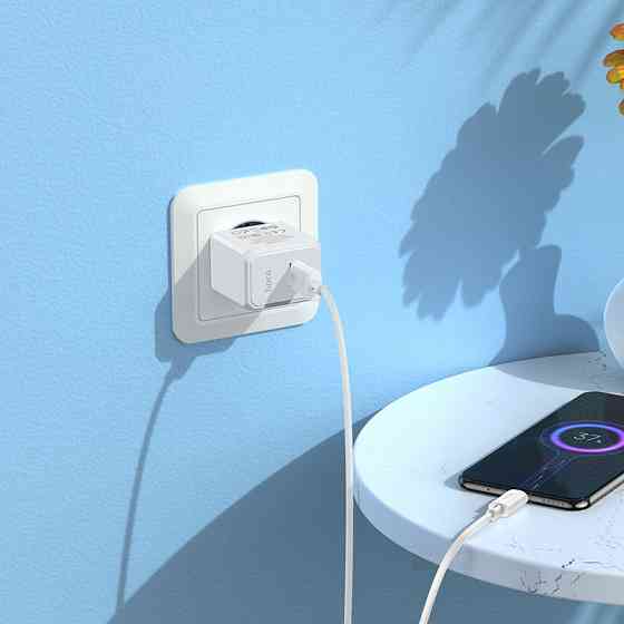Мережевий зарядний пристрій з кабелем HOCO CS11A Ocean single port charger set(Micro) White Одеса