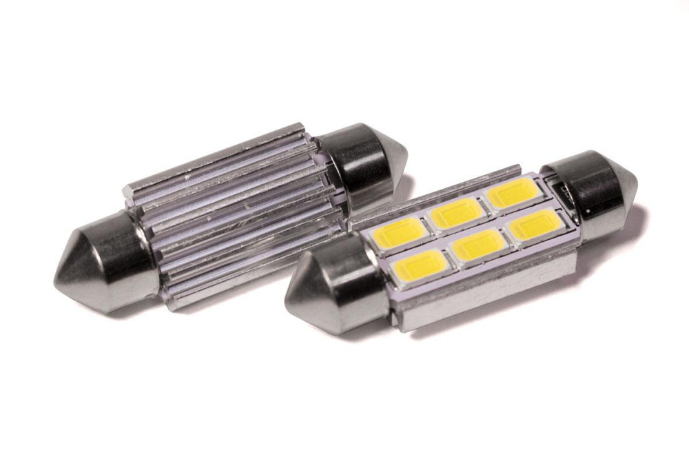 Светодиодная лампа StarLight T11 6 диодов 5630 1W 12V WHITE / 36mm / мультиполярная Харьков - изображение 2