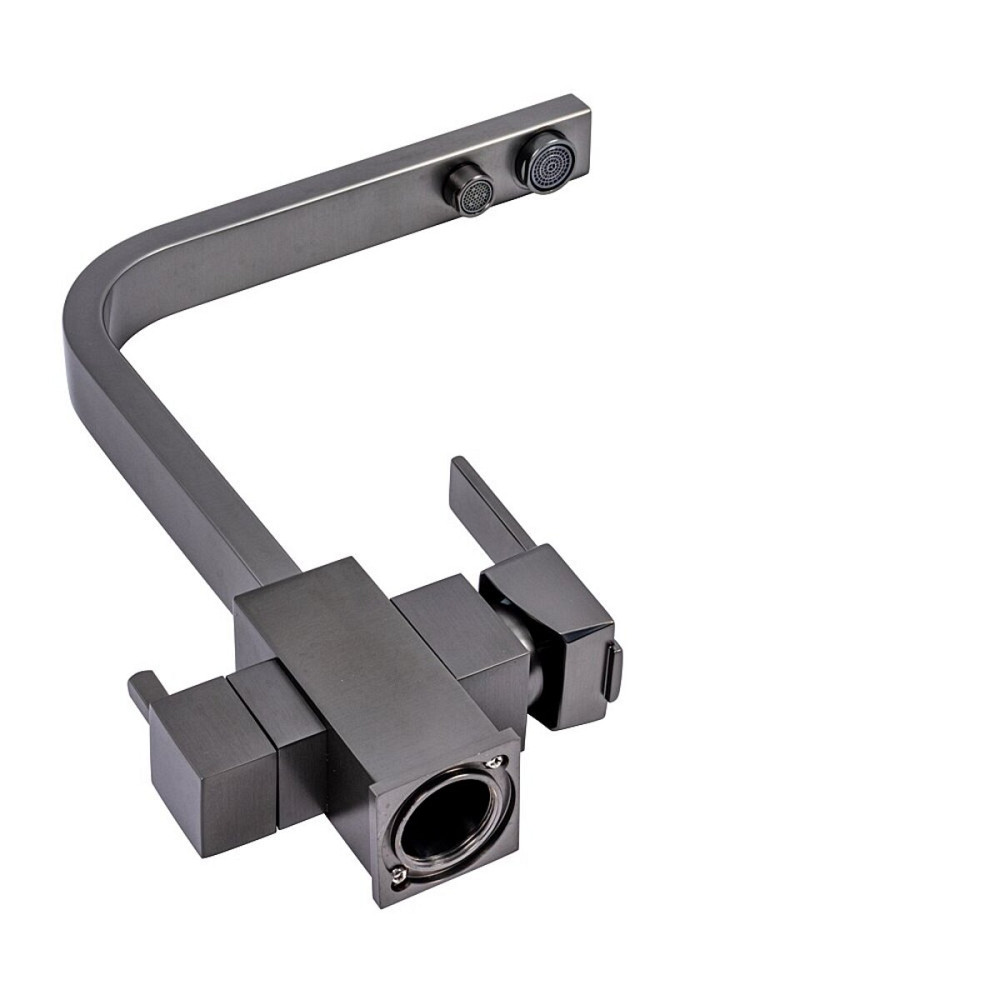 Змішувач кухонний PVD чорний VALESO (під фільтр) KTB2 Коломыя - изображение 2