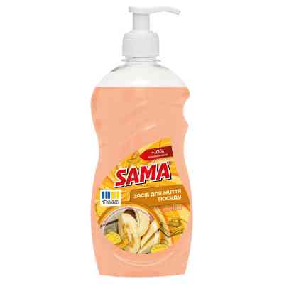 Засіб для ручного миття посуду Sama Melon 1000 г (4820270632130) Вінниця