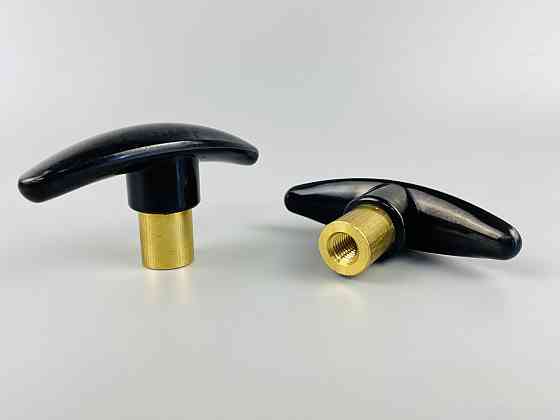 Наконечник важеля універсальний М10, L90 (чорний), латунна втулка різь внутрішня М10 Мукачево