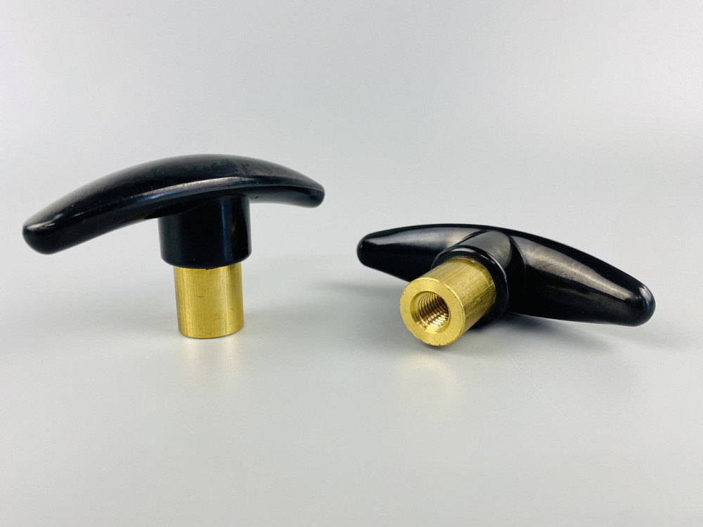 Наконечник важеля універсальний М10, L90 (чорний), латунна втулка різь внутрішня М10 Мукачево - фото 5