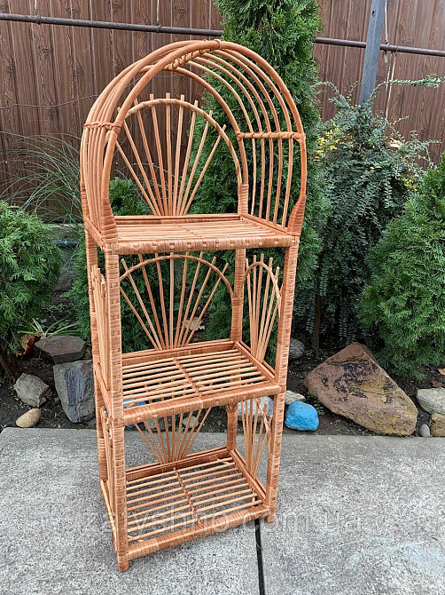 Этажерка плетеная из лозы Киев - изображение 3