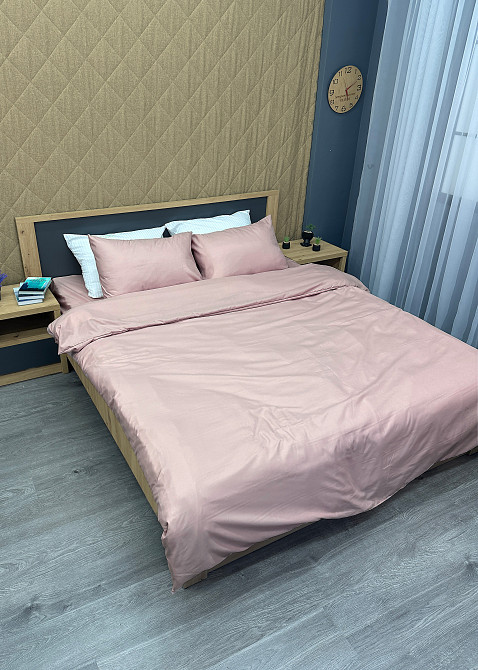 Комплект постельного белья, Decorator SOFTY UNO Peach Whip Евро 200х215 Пудровый (88-082) Киев - изображение 3