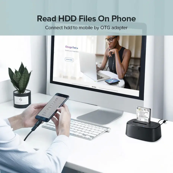 Док-станція UGREEN для подвоєння жорстких дисків Київ