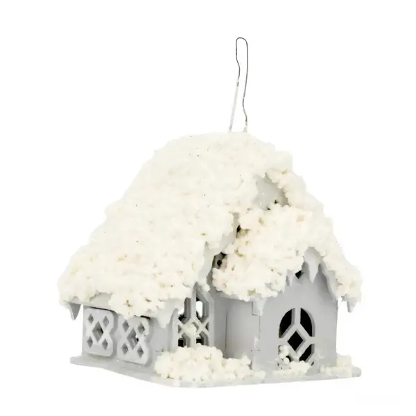 Будиночок декоративний новорічний дерев'яний 9*10*10 см 281233001 SBR Київ - фото 2