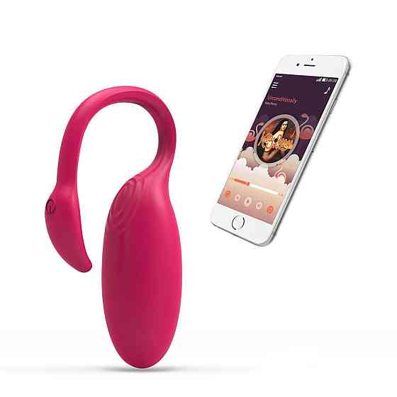 Смарт-виброяйцо Magic Motion Flamingo со стимулятором клитора, 3 вида упражнений Кегеля Sex Aura Киев