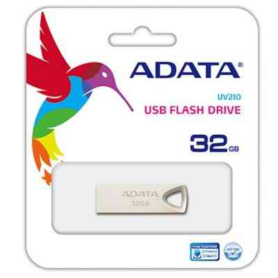USB флеш накопичувач ADATA 32GB UV210 Metal Silver USB 2.0 (AUV210-32G-RGD) Вінниця