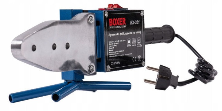 Паяльник для пластикових труб BX-351 2850Вт із тефлоновими насадками 16–63мм у металевому кейсі Одеса - фото 5