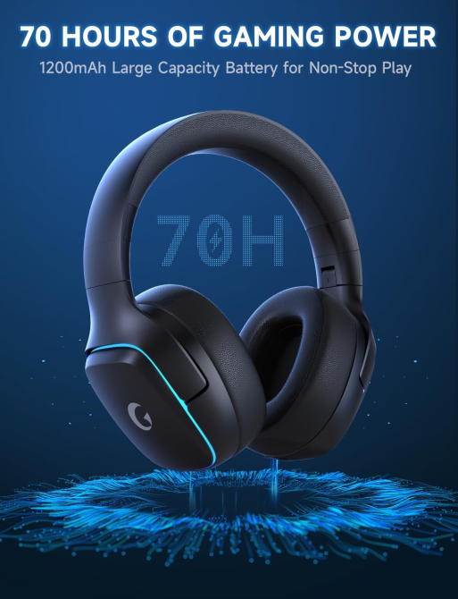 Беспроводная игровая гарнитура Captain 780 7.1, 2.4 ГГц/Bluetooth 5.3/3.5 мм, 50 мм, до 70 ч, RGB Киев - изображение 10