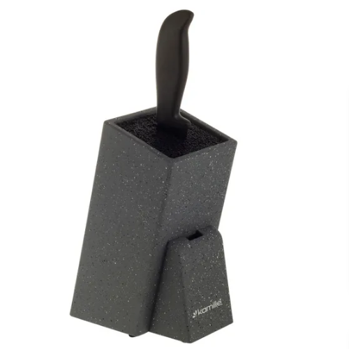 Підставка для ножів 10,6*10,6*25,7см з наповнювачем 7614 KAMILLE Житомир - фото 6