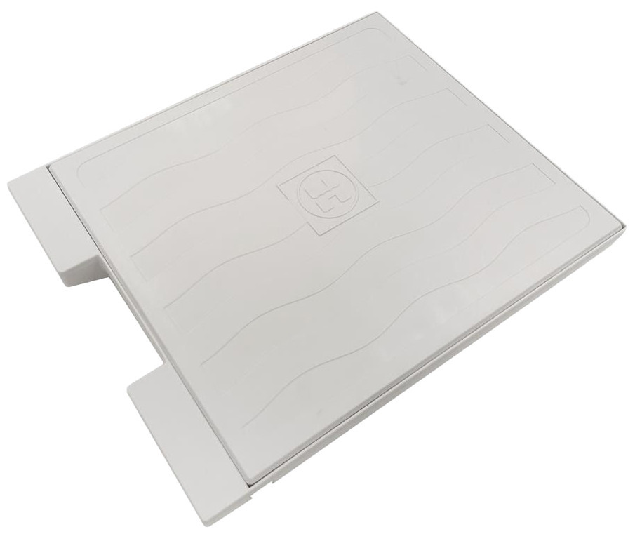 Заповнювана кришка з плиткою та защіпкою для скімера Hayward X-Pro 600, біла Київ - фото 1