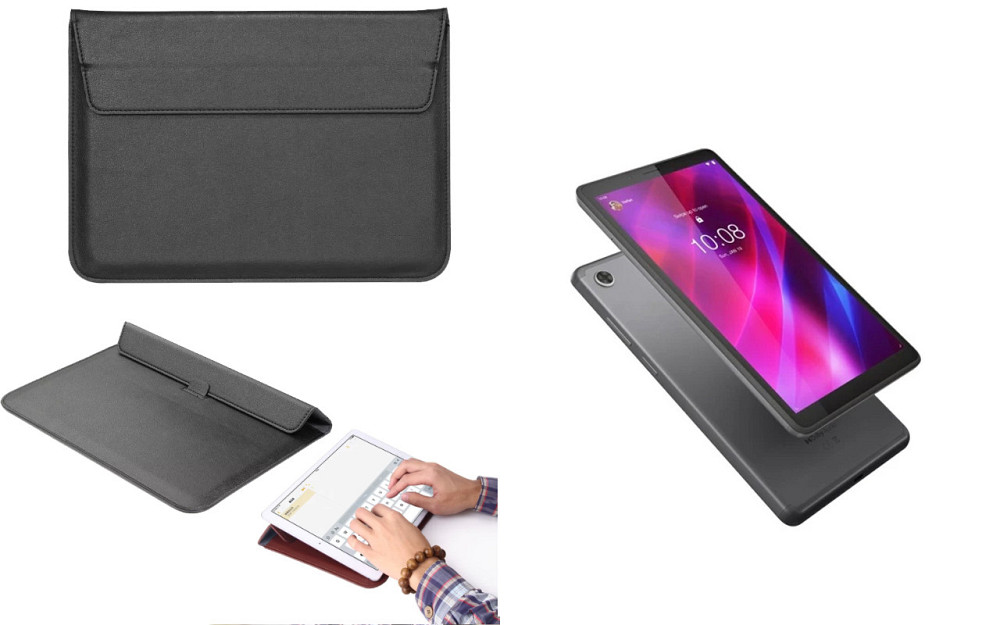 Чохол-конверт VitoCase для Lenovo Tab M7 (3rd Gen), з функцією підставки для планшета Чорний Київ - фото 1