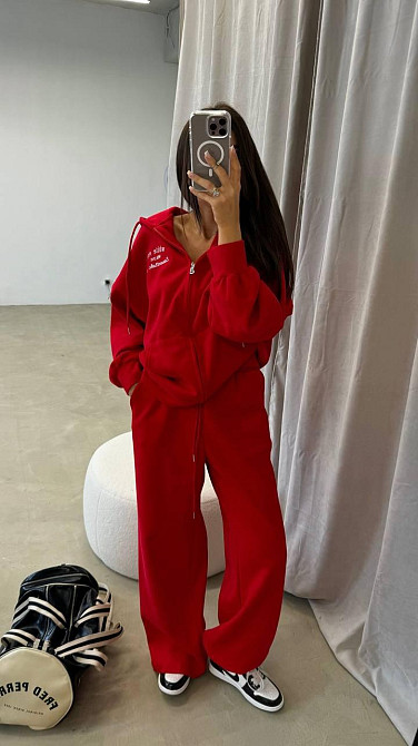 Женский прогулочный костюм двойка: кофта и штаны из турецкой двунитки Одесса - изображение 1