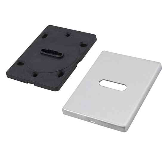 Декоративна накладка Protect під сувальдний ключ 60X80mm WSC хром матовий брошований Київ