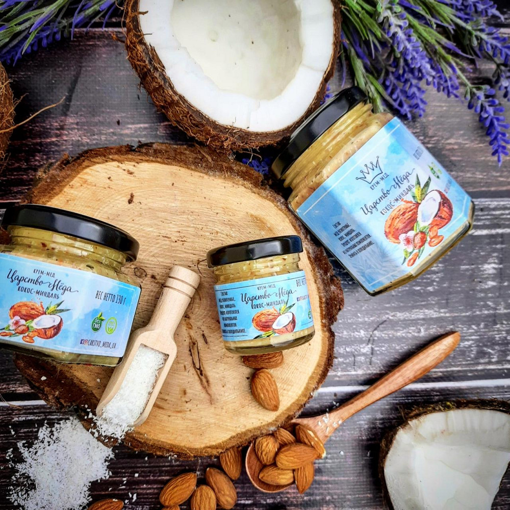 Крем мед кокос-мигдаль 1 кг Одеса - фото 2