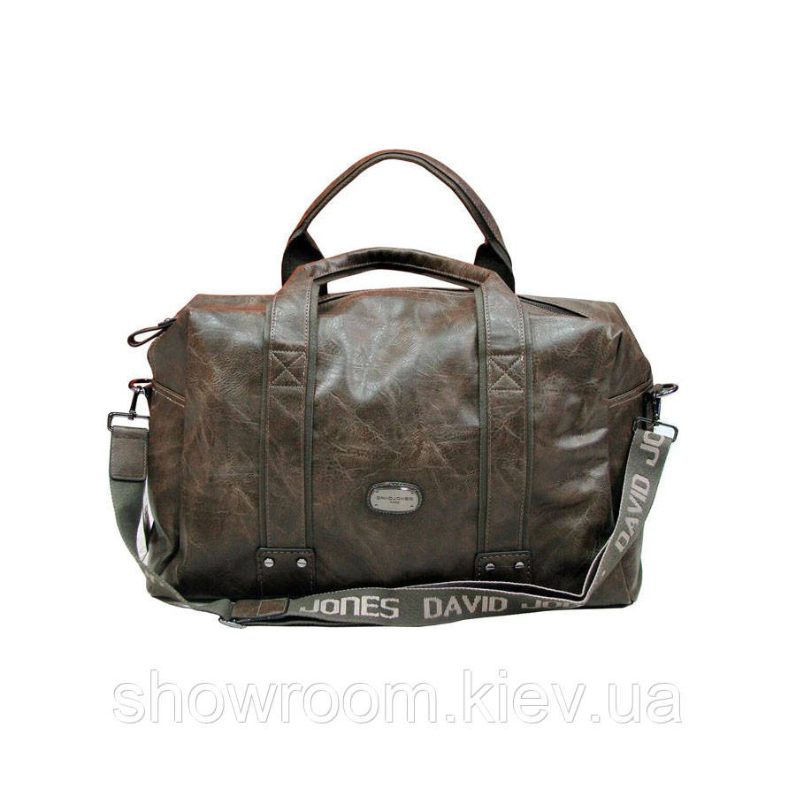 Мужская дорожная стильная сумка David Jones (4132) светло коричневая Киев - изображение 1